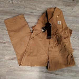 Carhartt Bib Double Front Overalls - 32x32